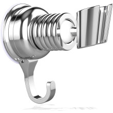 Handbrausehalter mit abnehmbarem Design, aus ABS-Kunstharz gefertigt, mit Vakuumadsorption für glatte Oberflächen