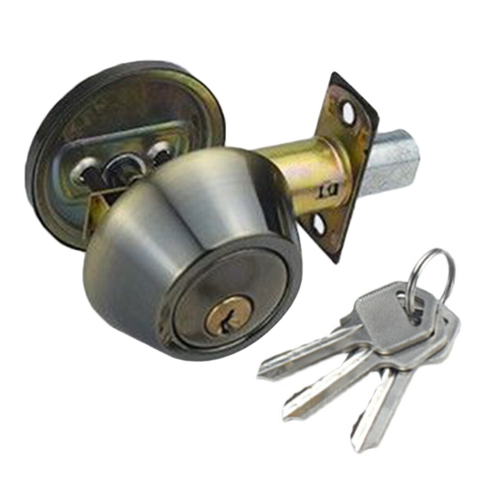 Single Cylinder Deadbolt, Heavy Duty Deadbolt Lock With Satin Finish And Fine Craftsmanship By Professionals For Enhanced Door Security 9198585846890