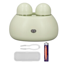 Limpador de lentes de contato com tecnologia ultrassônica, design portátil para uso diário ao ar livre, carregador USB incluso, aparelho de