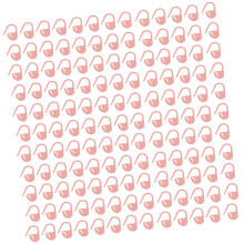 Colorful Plastic Stitching Markers for Knitting Crochet-Pink