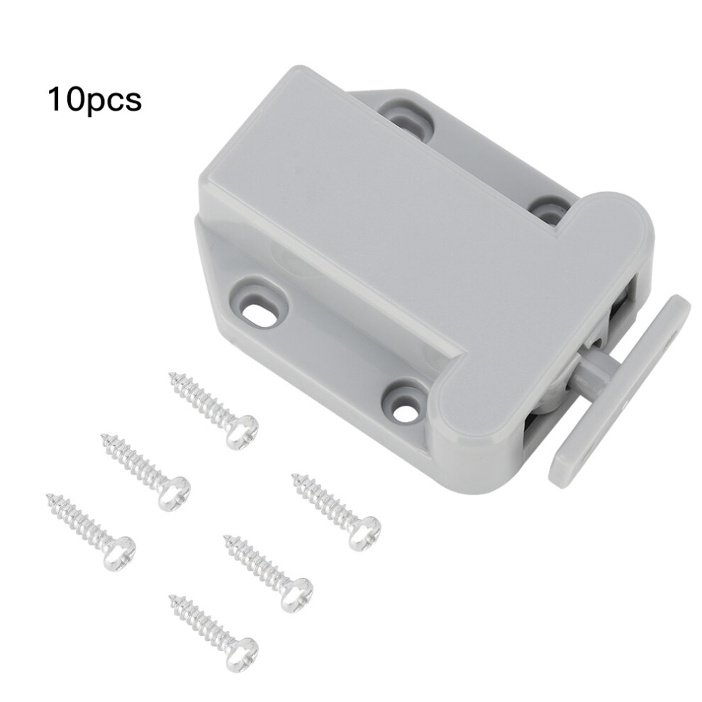 Magnetic Push Catch Spring Loaded Touch Latch Rebounding Push Latch Self Locking Device Fine Workmanship Plastic Material Safe Silent Spring Bounce In 9198585846876