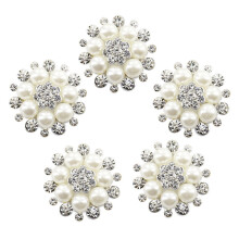 5 stuks strass knopen kunstmatige parels bloemknoppen
