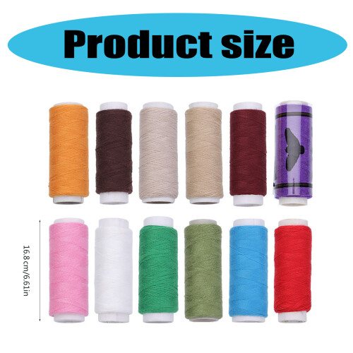 120 Spools Polyester Thread Embroidery-Pink 12 small rolls 2