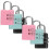 6Pcs Children Pad Locks Convenient Combination Locks Household Padlocks Home Supply 4
