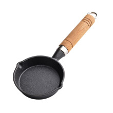 Mini Omelette Pan NonStick Cast Iron Skillet HeatResistant Pan For Eggs Steaks With Comfortable Handle Home Use