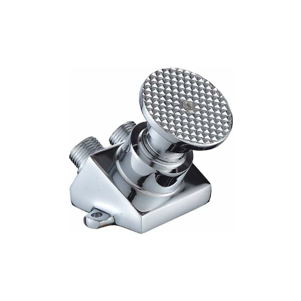Pedal Valve For Stainless Steel Faucet, Foot Operated Faucet Pedal Valve Showcasing Water Saving And Quick Flow Technology For Kitchen Bathroom 9135470049424