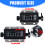 0-99999/0-999999 Manual Counter Hand Counters-Six digit 4