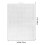 4 PCS 14 Count Plastic Mesh Canvas Sheets for Embroidery, White Plastic Needlepoint Canvas (8 X 11 2