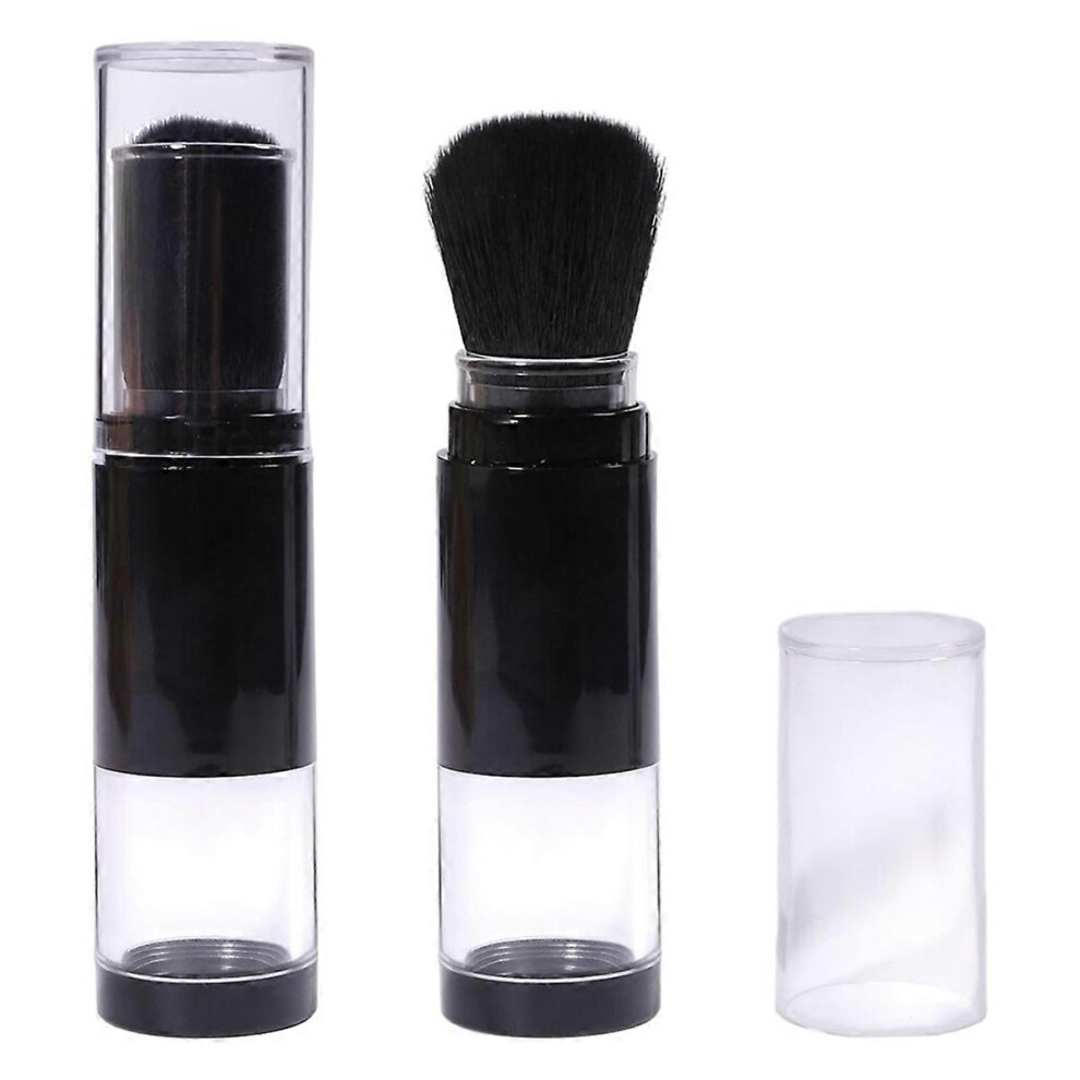2Pcs Embossing Powder Brushes Retractable Applicator Tool Craft Painting Powder Brush Soft Bristles