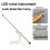 Saxophone LED Leak Light Sax Repair Light with USB Plug and Switch Test Light Multifunction for Wind 2