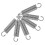 Replacement Springs For Recliners Pedal Spring For Office Use Silver 7.10X1.50X1.50CM Connecting 6Pcs 1