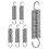 Replacement Springs For Recliners Pedal Spring For Office Use Silver 7.10X1.50X1.50CM Connecting 6Pcs 3