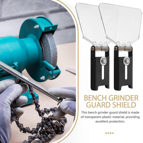 2pcs Bench Grinder Guard Shield Grinder Eye Guard 6 Inch Angle Grinder Cover 1
