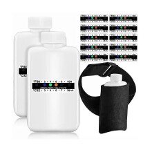 14Pcs Urine Test Complete Kits,2 Portable Empty Bottles,10 Adhesive Temperature Sensitive Test Stri
