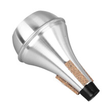 Trumpet Practice Mute Lightweight Aluminum Alloy Noise Reduction Silencer with Soft Cork
