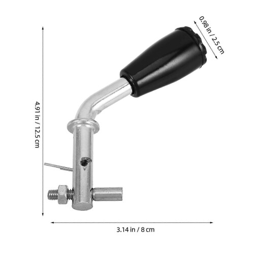 Wall Fireplace Door Handle for Easy Operation Replacement Classic Heat Resistant Grip 1