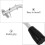 Wall Fireplace Door Handle for Easy Operation Replacement Classic Heat Resistant Grip 5