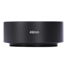 49mm Mount Standard Metal Lens Hood for