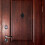 Black Copper Door Viewer Covers for Home Security 4Pcs Peephole Privacy Shields 4