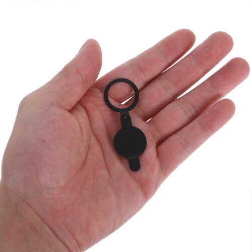 Black Copper Door Viewer Covers for Home Security 4Pcs Peephole Privacy Shields 2