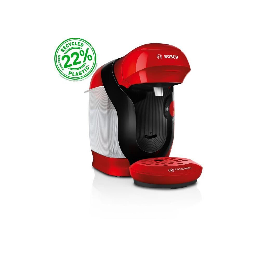 Bosch Multi-Drink Coffee Machine - Tassimo - T11 Style Red - 1400 W Red,Brown