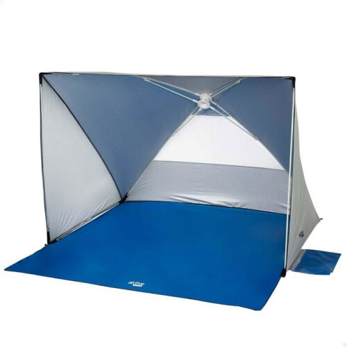 AKTIVE Tente de Plage Pop-Up Bleue et Verte, Protection Solaire UV50, Conception Semi-Fermée avec Ventilation, Structure Pliable Légère, 130X130X110 AKTIVE Tente de Plage Pop-Up Bleue et Verte, Protection Solaire UV50, Conception Semi-Fermée avec Ventilation, Structure Pliable Légère, 130X130X110