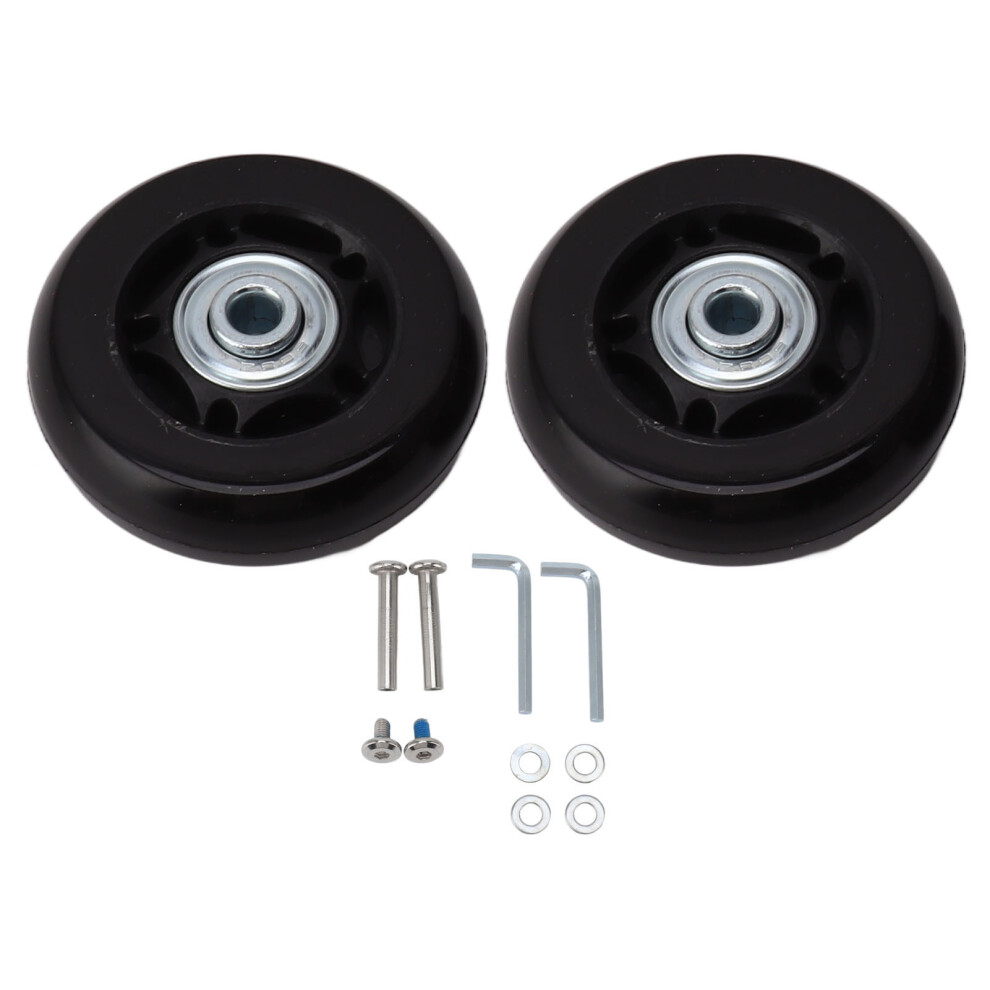 Swivel Caster Replacement Kit For Luggage Trolley Mute Double Bearing Wear Resistant Rotating Flexible Load Bearing Easy Accessibility Easy For Replac 9198585848399