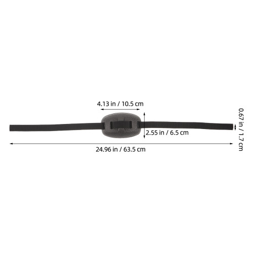 2Pz Per Casco Hockey, Imbottitura Nera Comfort 2