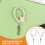 2Pz Con Charm, Design Portatile in Metallo 8