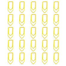 25 Clips en acier en forme de crayon, Classification de-Jaune