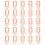 Creative Crayon Shaped Paper Clips Multipurpose Office-Orange 1