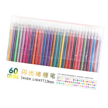 Glitters Gel Pen Multiple Color Glitters Pen for-60 colors