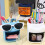 Multifunctionele plastic pen-organizer met-Donkerblauw 7