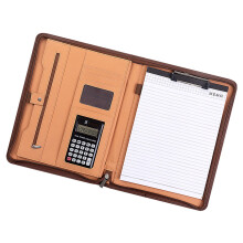 Business Document Organizer Case Klembord Lederen-bruin
