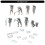 Resins Farm Keeper Model Mini Farmer 1/87 Scale for-Style B 4