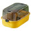 Comfortable Indoor Small Animal Cage with Ventilated Lid-Yellow 1