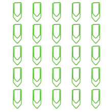 Creative Crayon Shaped Paper Clips Multipurpose-Light Green