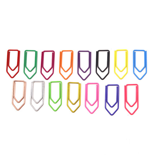 Creative Crayon Shaped Paper Clips Multipurpose-Light Green 1