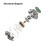 Haut-parleur professionnel de Metallics de double chambre de 7