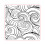 Embossing Folder Uneven Plastic Swirl Embossed Template Stencil 1