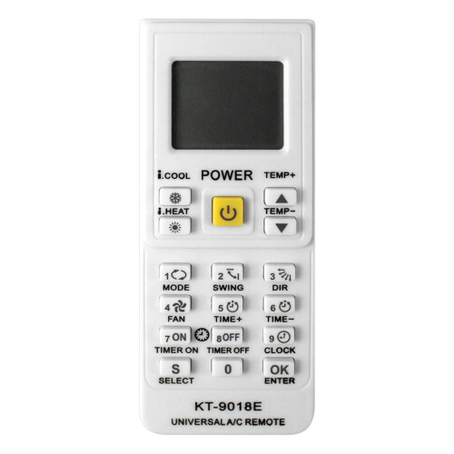Télécommande de climatiseur KT9018E, avec Signal longue portée,
