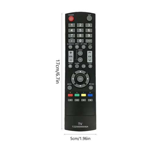 TZZ00000006A LCD TV Remote Control Universal Compatibility For 2