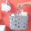 Multipurpose Plastic Storage Basket Portable Shower Caddy With Handle Sturdy Non Deformable Design Stackable Hollow Structure For Bathroom Kitchen Col 3