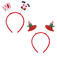 Diademas navideñas realistas para mujeres y niñas, buena elasticidad, talla única, con tejido suave similar al fieltro, paquete de gran valor de
