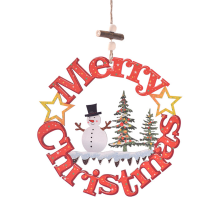 Maisiúcháin Doras Nollag Stíl Feirme, Crochadán Doras Adhmaid Comhartha Nollaig Shona le haghaidh Meon Saoire Fadtéarmach, ag Feabhsú Aon Spás