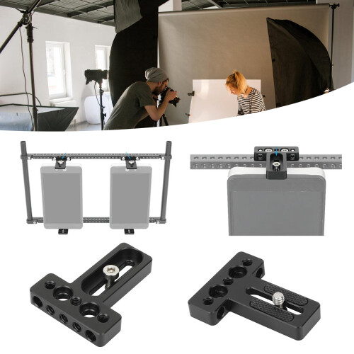 Multiple Hole 1/4 Screw Metal Camera Mounting Baseplate For 1