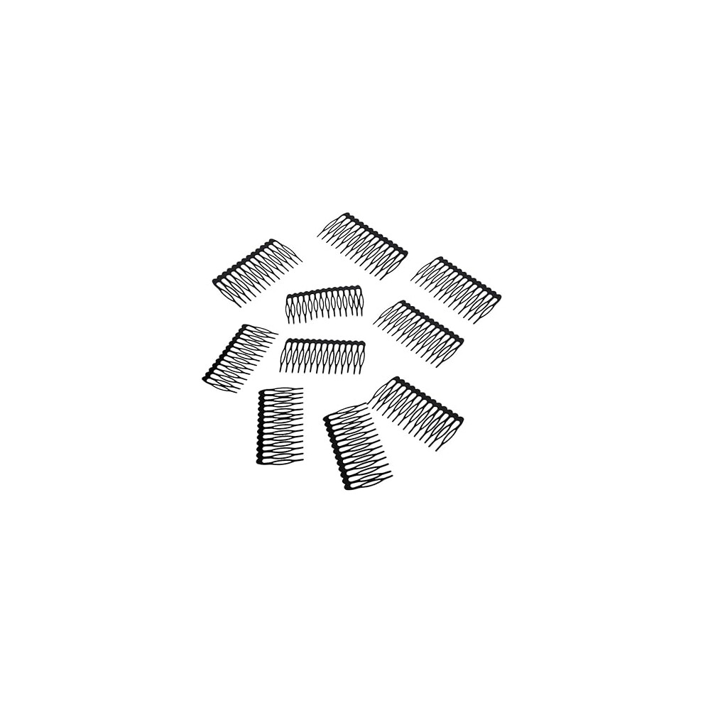 Unisex 10Piece Metal Hair Combs Durable Clips For Diy Hairstyling Hair
