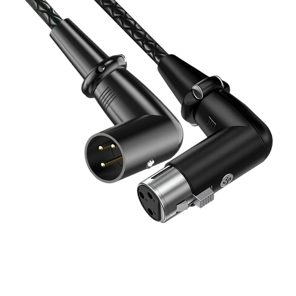 Lightweight 3Pin Male To Female Microphone-5M Double Elbow 7709000171965