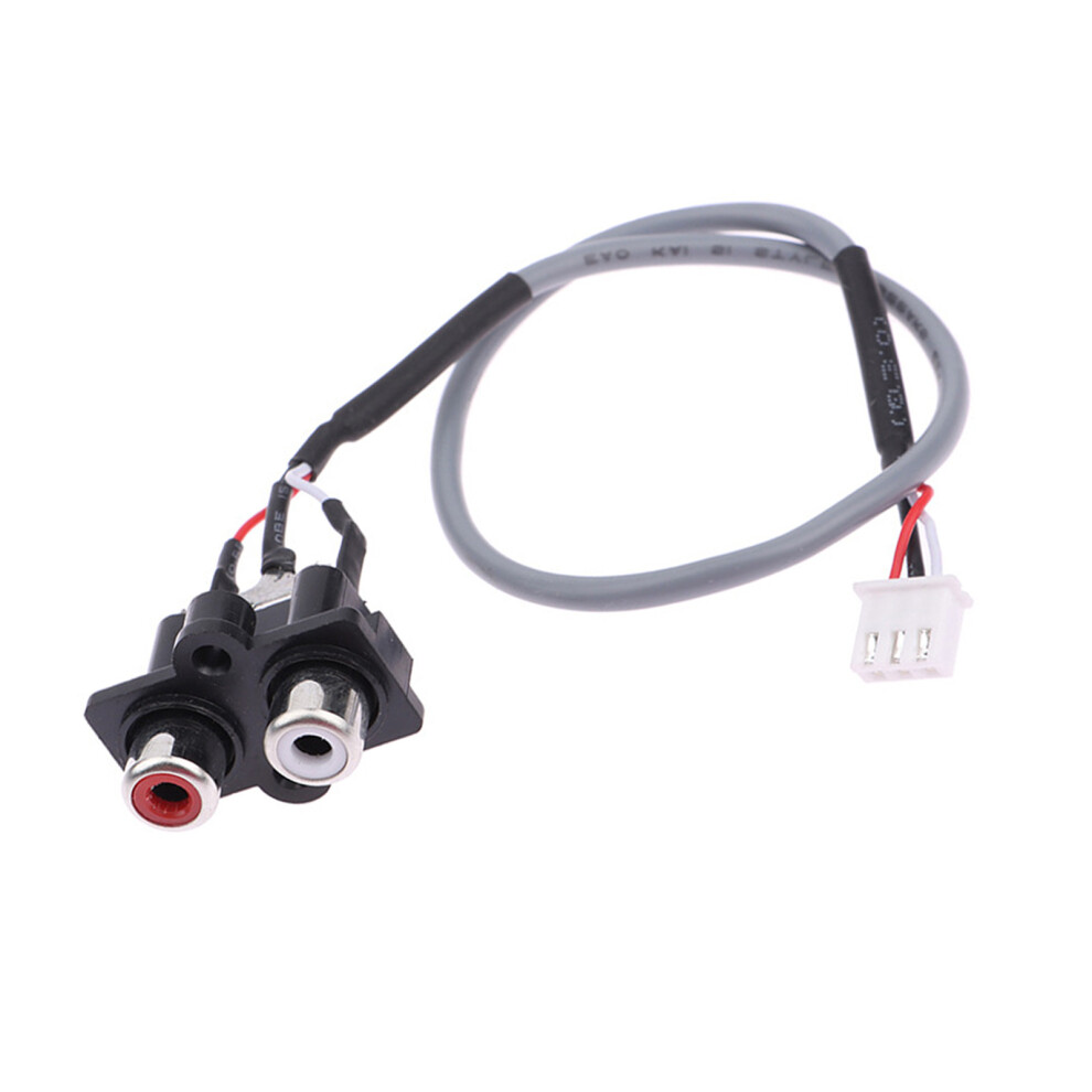 Audios Input Socket Audios Interfaces Panel Mount Cable For