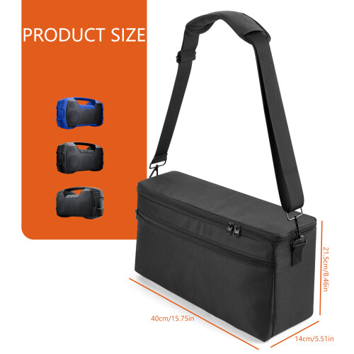 Speaker Equipment Travel Case Bag Adjustable Strap Spacious 2